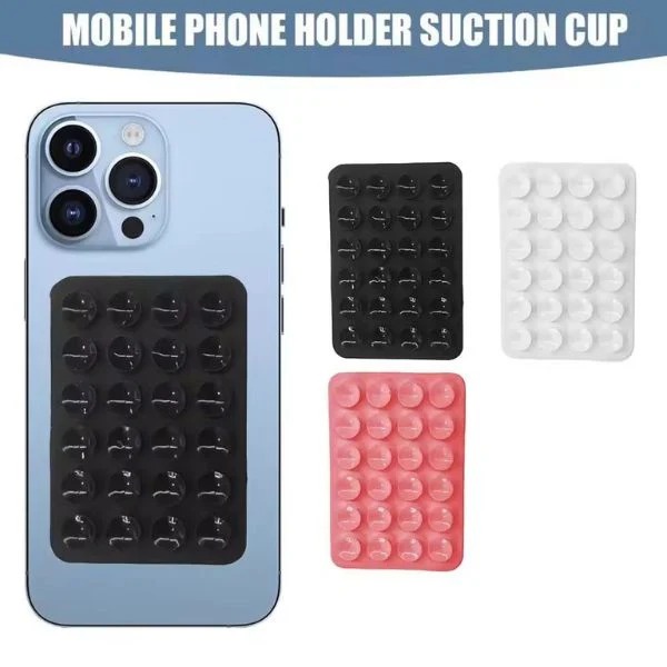 3 Pieces Mobile Phone Holder Silicone Stick Pad