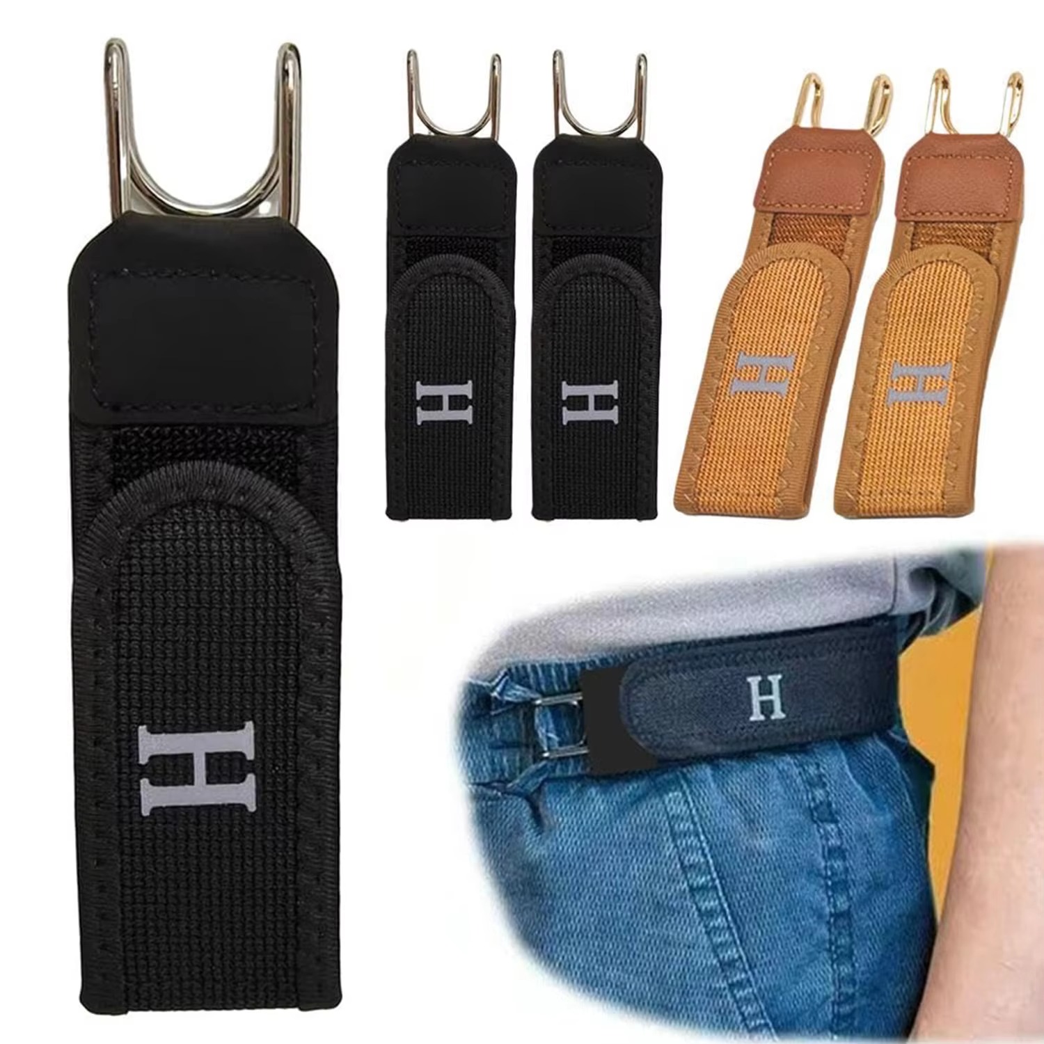 Buckleless Belt 2 Pcs